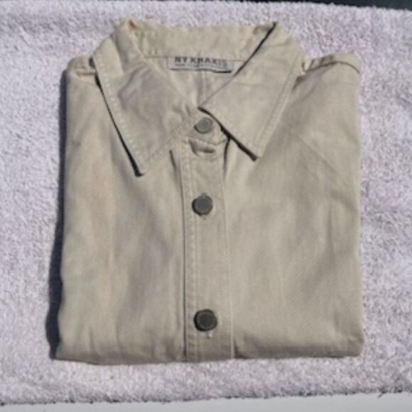 Sleeveless Skirts . Size: Large 12 . Khakis Button Front . 100% Cotton . New - Picture 4 of 4